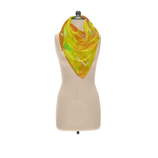'Hibiki' Shizuka/ Head scarf, displayed textile; art.