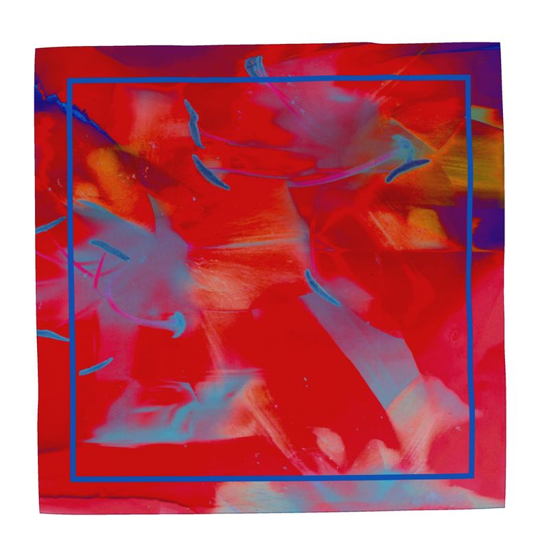 'Akatsuki' Shizuka/ Headscarf, displayed textile; art.