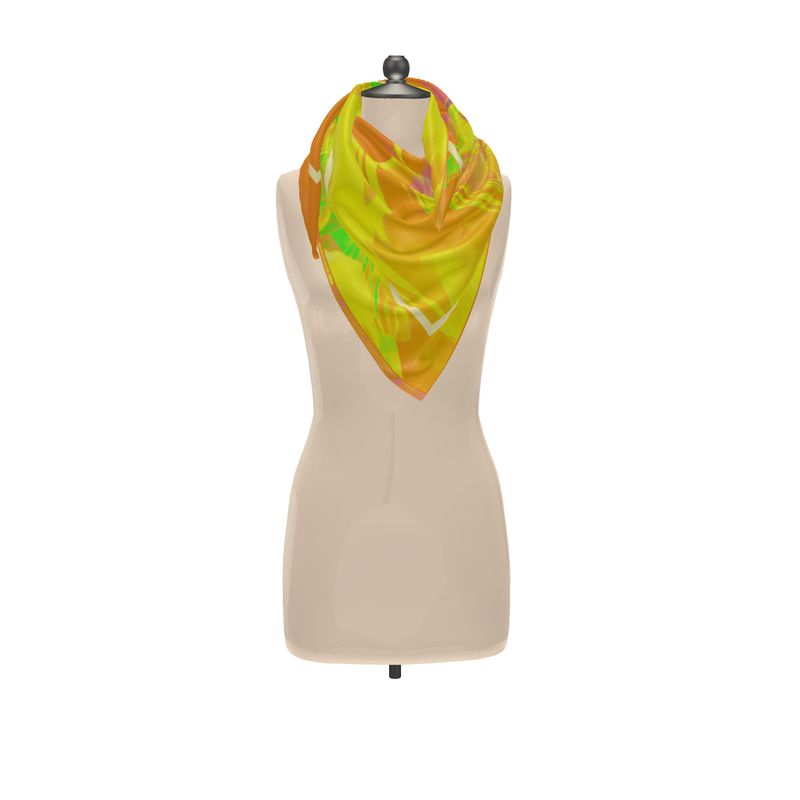 'Hibiki' Shizuka/ Head scarf, displayed textile; art.