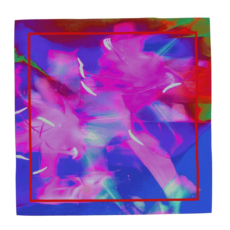 'Hikari' Shizuka/ Headscarf, displayed textile; art.