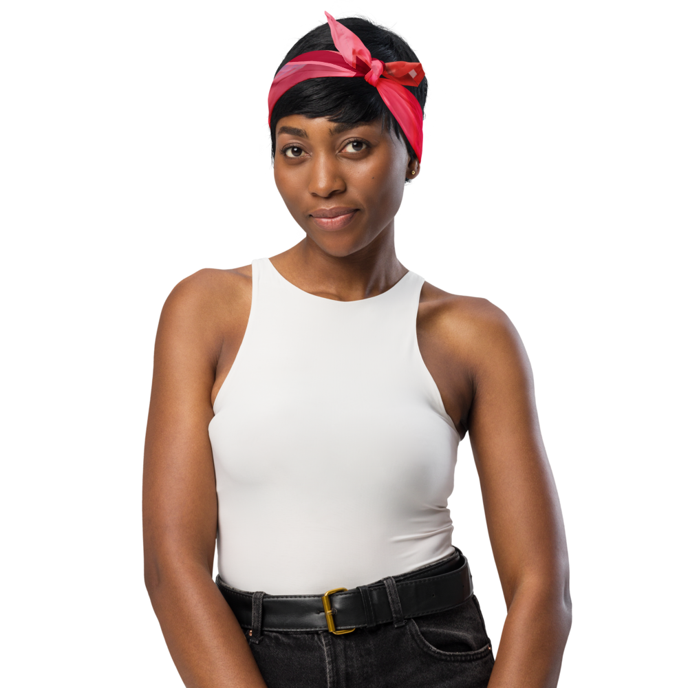 Velvet Bloom - All Over Print Botanical Bandana